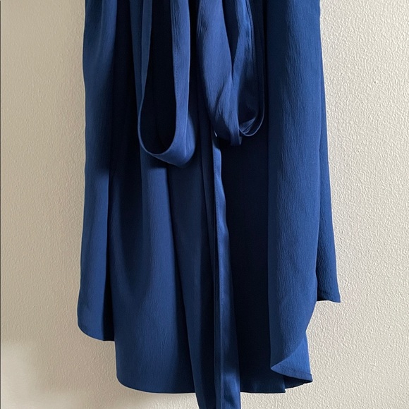 MM Lafleur Gosia 2.0 Dress Women’s Size 1X Wrap Work Pockets Azurite Blue NWT - Picture 5 of 13